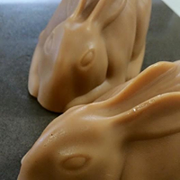 Easter Bunny (solid Fudge) SMALL 150g